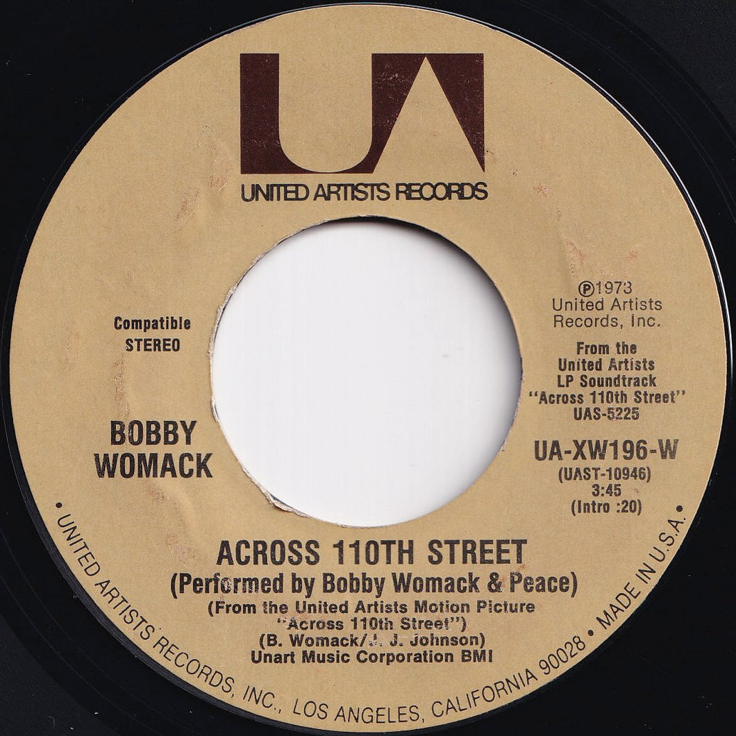 Bobby Womack - Across 110th Street / Hang On In There (7 inch Record / Used)