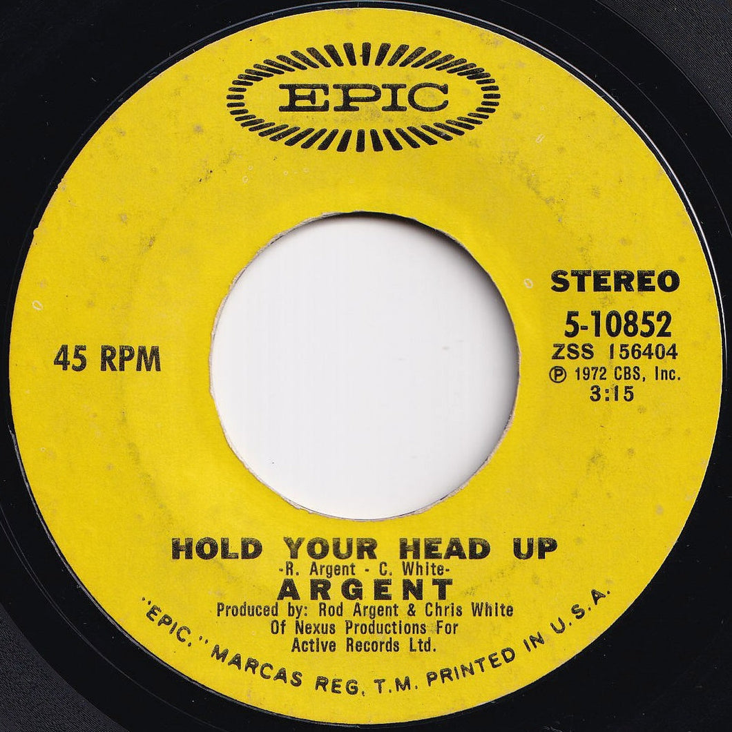 Argent - Hold Your Head Up / Closer To Heaven (7 inch Record / Used)