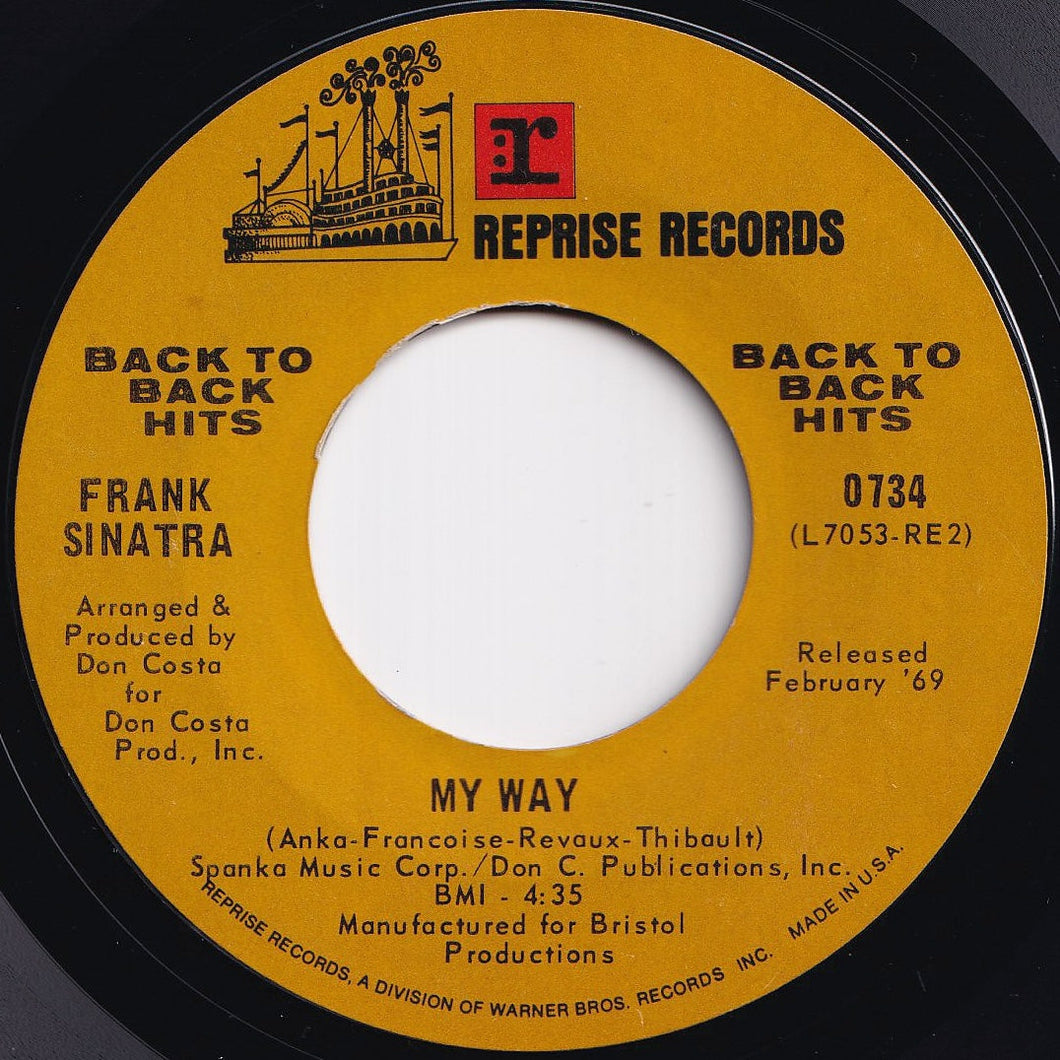 Frank Sinatra - My Way / Cycles (7 inch Record / Used)