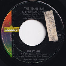 画像をギャラリービューアに読み込む, Bobby Vee - The Night Has A Thousand Eyes / Anonymous Phone Call (7 inch Record / Used)
