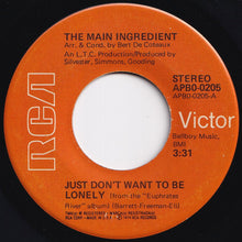 画像をギャラリービューアに読み込む, Main Ingredient - Just Don't Want To Be Lonely / Goodbye My Love (7 inch Record / Used)

