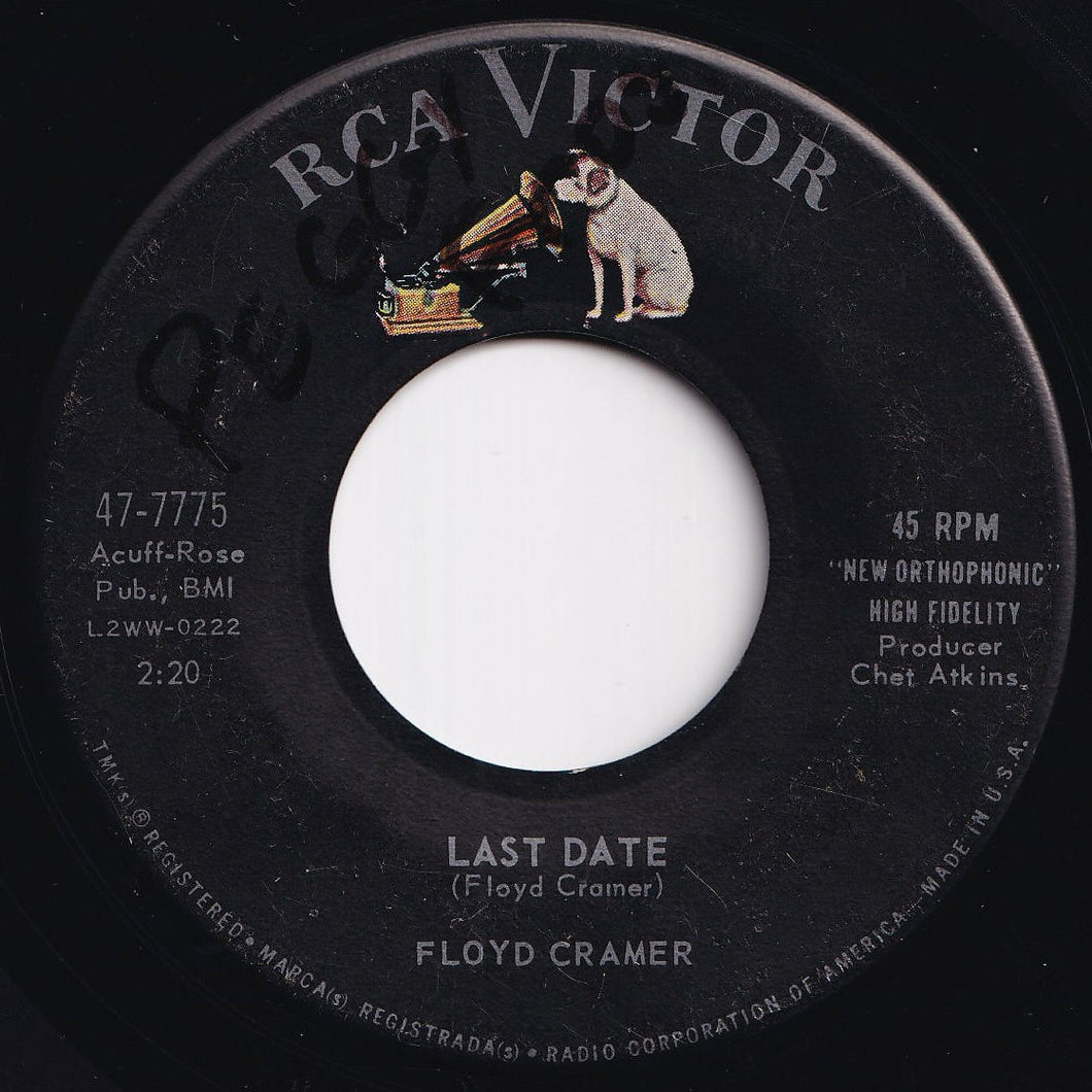 Floyd Cramer - Last Date / Sweetie Baby (7 inch Record / Used)