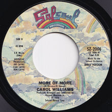 画像をギャラリービューアに読み込む, Carol Williams - More / More Of More (Disco Version) (7 inch Record / Used)
