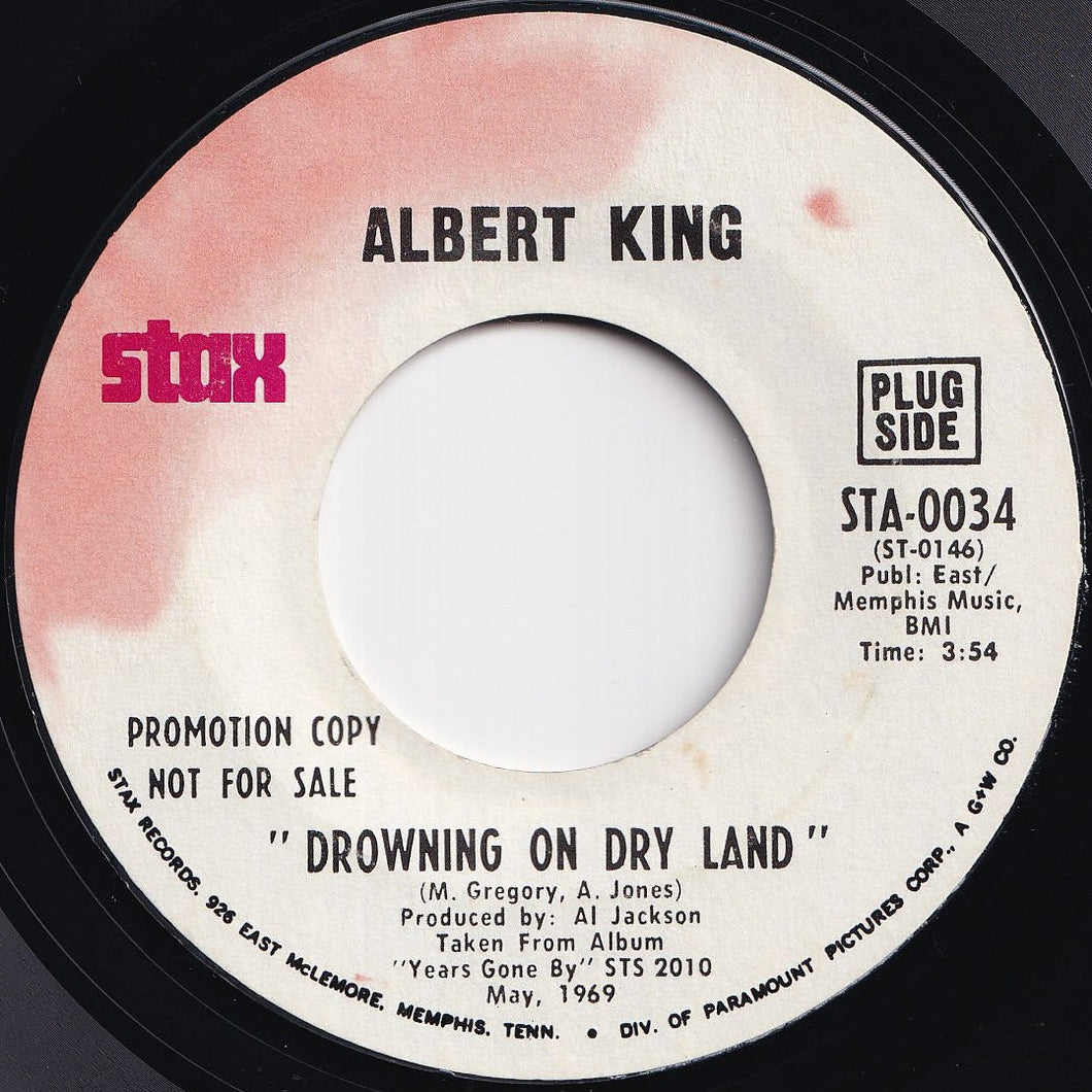 Albert King - Drowning On Dry Land / (Instrumental) (7 inch Record / Used)