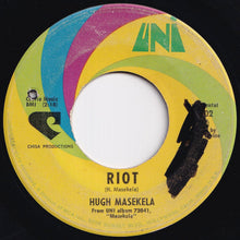 Load image into Gallery viewer, Hugh Masekela - Mace And Grenades / Riot (7 inch Record / Used)
