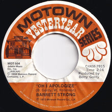 画像をギャラリービューアに読み込む, Barrett Strong - Money (That&#39;s What I Want) / Oh I Apologize (7 inch Record / Used)
