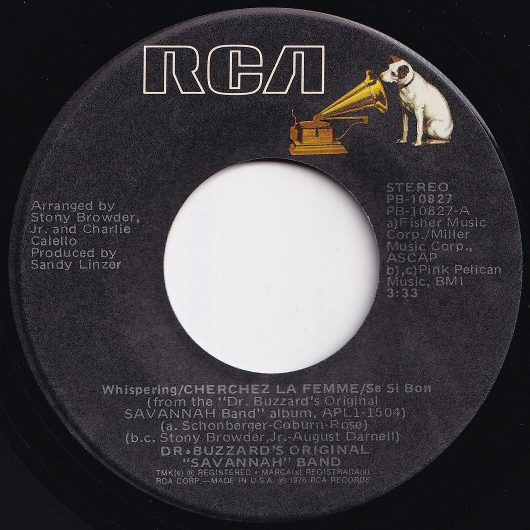 Dr. Buzzard's Original Savannah Band - Cherchez La Femme / Sunshower (7 inch Record / Used)