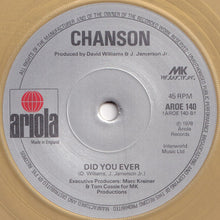 画像をギャラリービューアに読み込む, Chanson - Don&#39;t Hold Back / Did You Ever (7 inch Record / Used)
