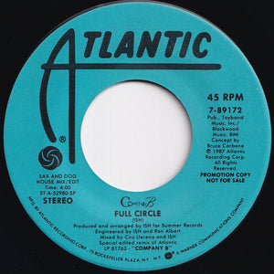 Company B - Full Circle (Sax And Dog House Mix/Edit) / (Sax And Dog House Mix/Edit) (7 inch Record / Used)