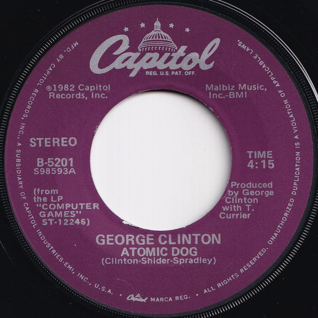 George Clinton - Atomic Dog / (Instrumental Version) (7 inch Record / Used)