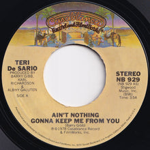 画像をギャラリービューアに読み込む, Teri De Sario - Ain't Nothing Gonna Keep Me From You / Sometime Kind Of Thing (7 inch Record / Used)
