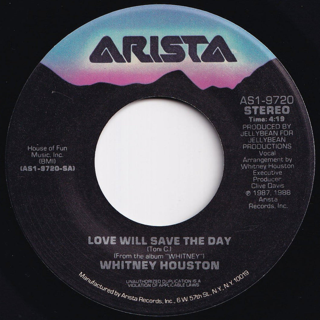 Whitney Houston - Love Will Save The Day / How Will I Know (Edited Remix) (7 inch Record / Used)