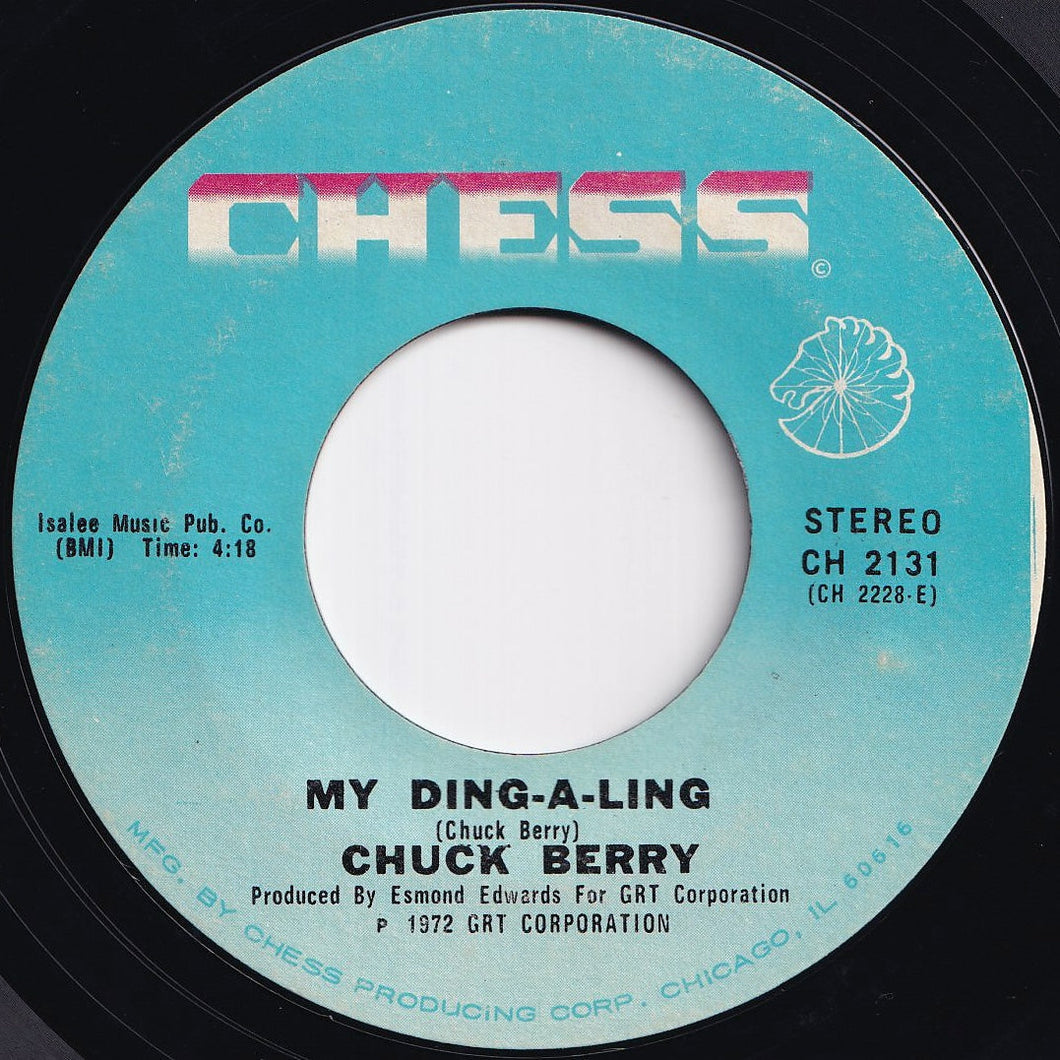 Chuck Berry - My Ding-A-Ling / Johnny B. Goode (7 inch Record / Used)