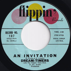 Dream-Timers - An Invitation / The Dancin' Lady (7 inch Record / Used)