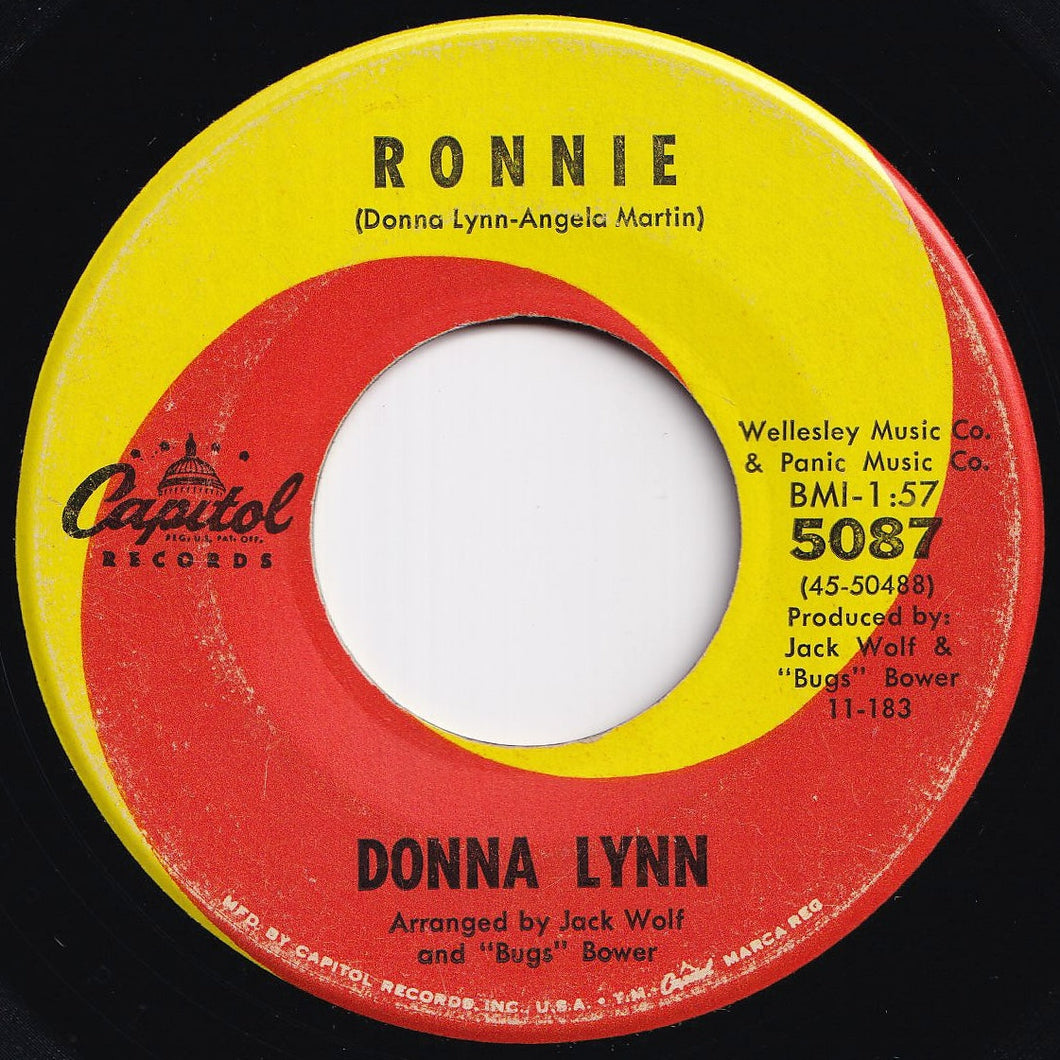 Donna Lynn - Ronnie / That's Me I'm The Brother (7 inch Record / Used)