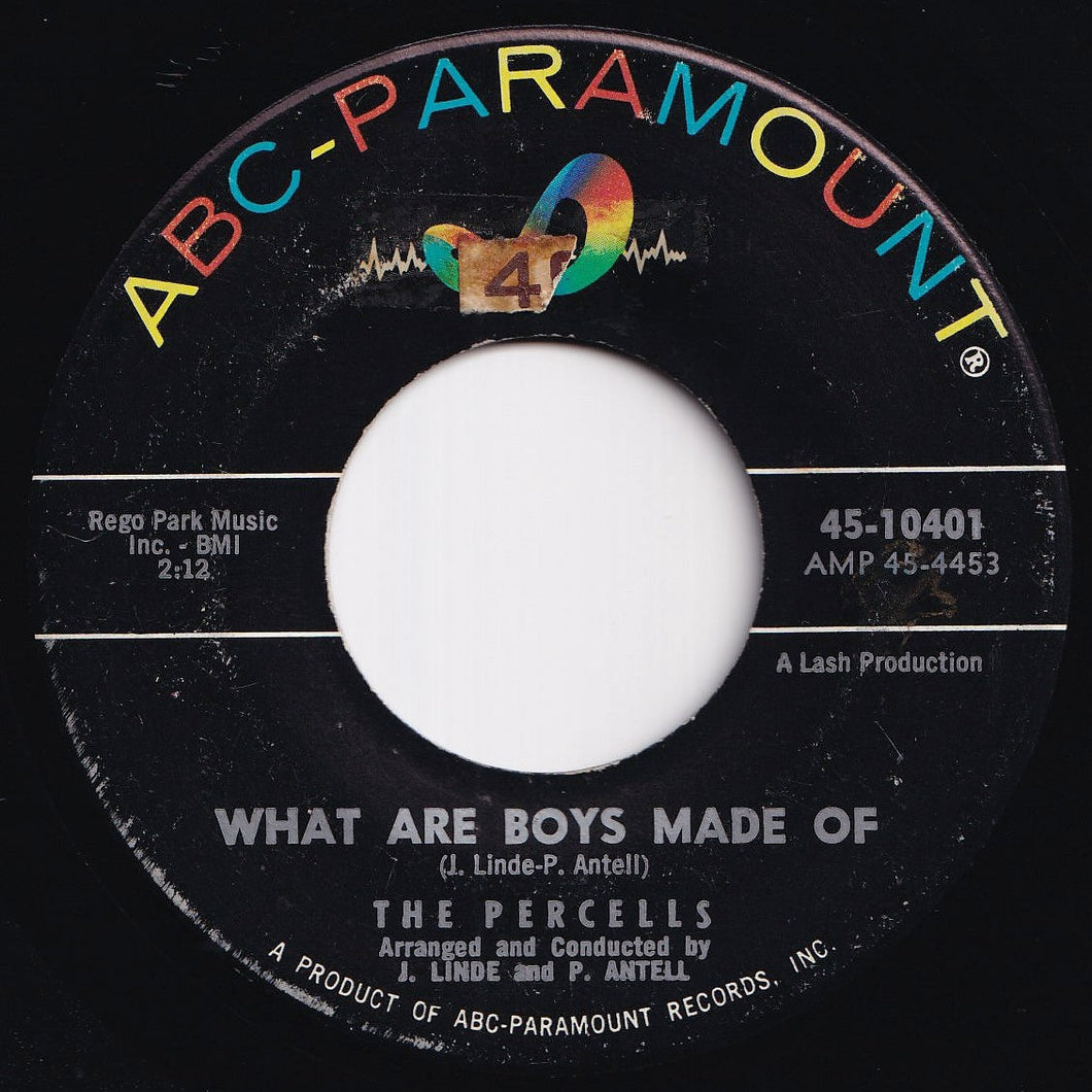 Percells - What Are Boys Made Of / Cheek To Cheek (7 inch Record / Used)