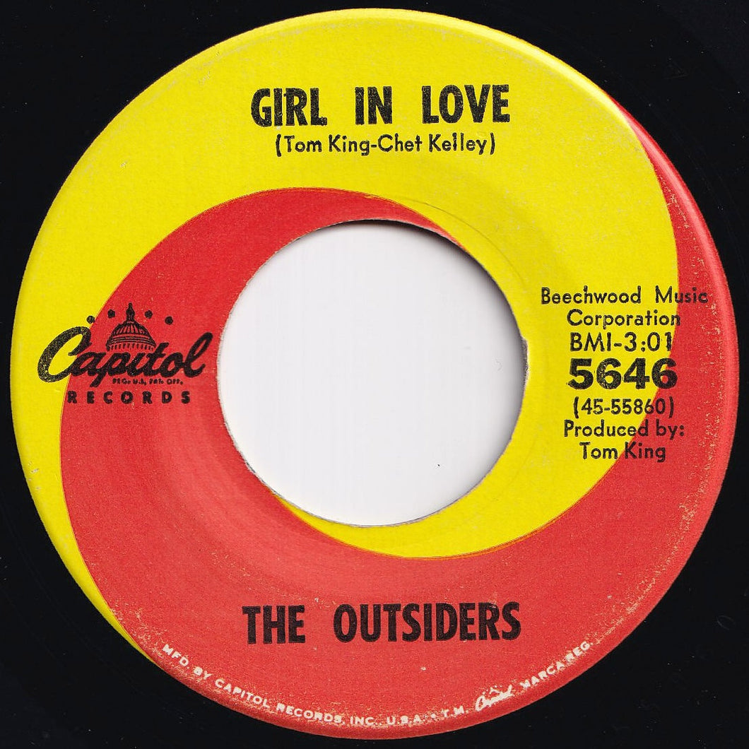 Outsiders - Girl In Love / What Makes You So Bad, You Weren't Brought Up That Way (7 inch Record / Used)