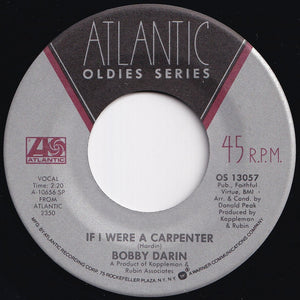 Bobby Darin - If I Were A Carpenter / Dream Lover (7 inch Record / Used)
