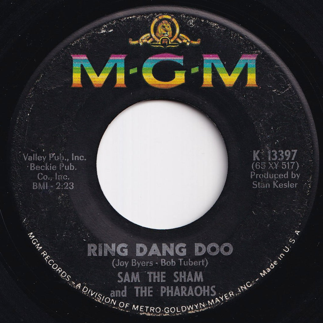 Sam The Sham And The Pharaohs - Ring Dang Doo / Don't Try It (7 inch Record / Used)