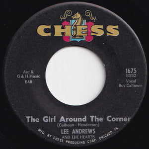 Lee Andrews And The Hearts - Tear Drops / The Girl Around The Corner (7 inch Record / Used)