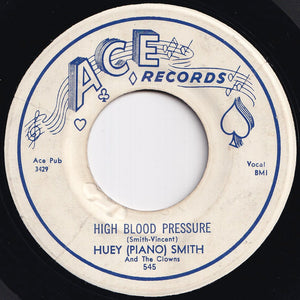 Huey (Piano) Smith And The Clowns - Don't You Just Know It / High Blood Pressure (7 inch Record / Used)
