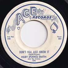 Load image into Gallery viewer, Huey (Piano) Smith And The Clowns - Don&#39;t You Just Know It / High Blood Pressure (7 inch Record / Used)
