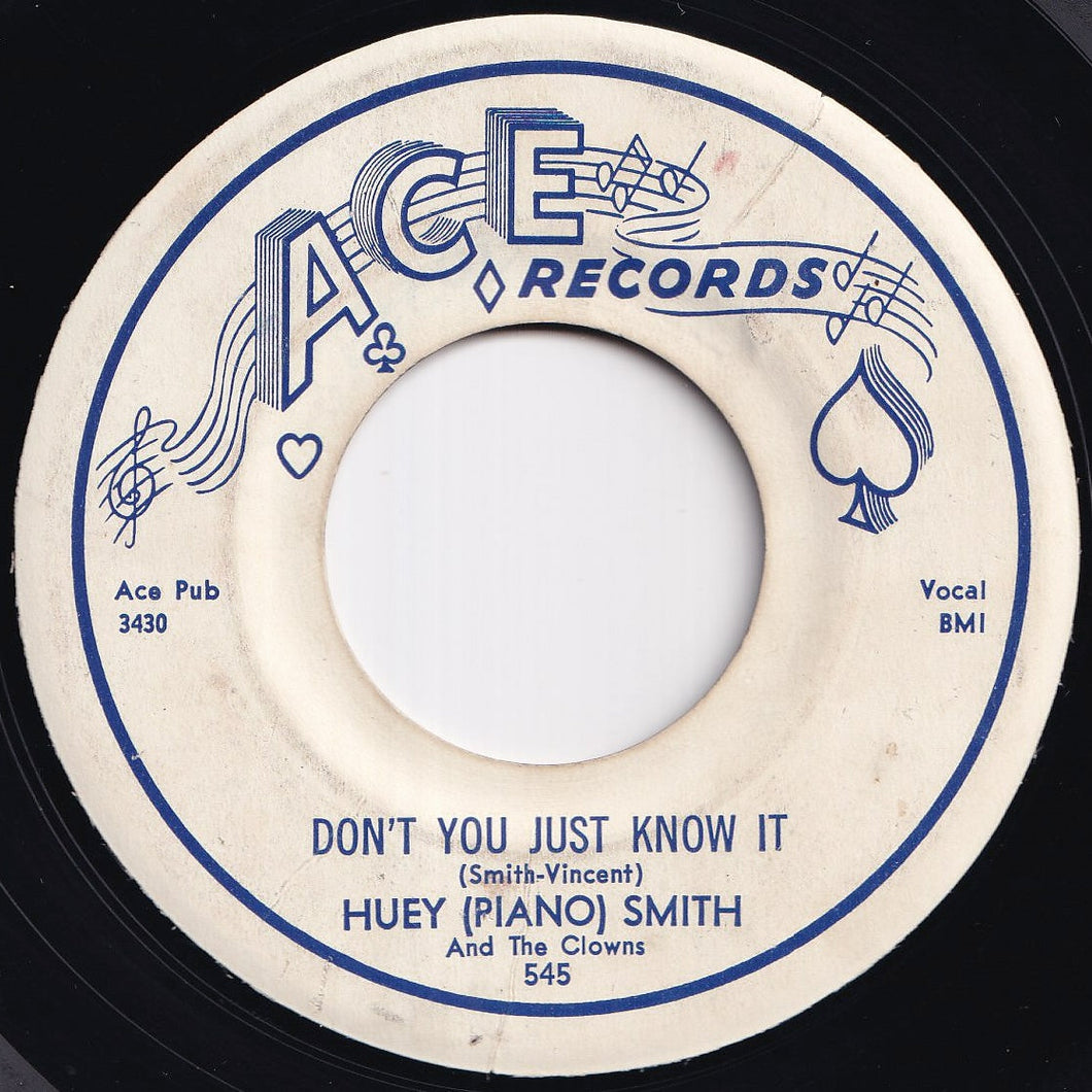 Huey (Piano) Smith And The Clowns - Don't You Just Know It / High Blood Pressure (7 inch Record / Used)