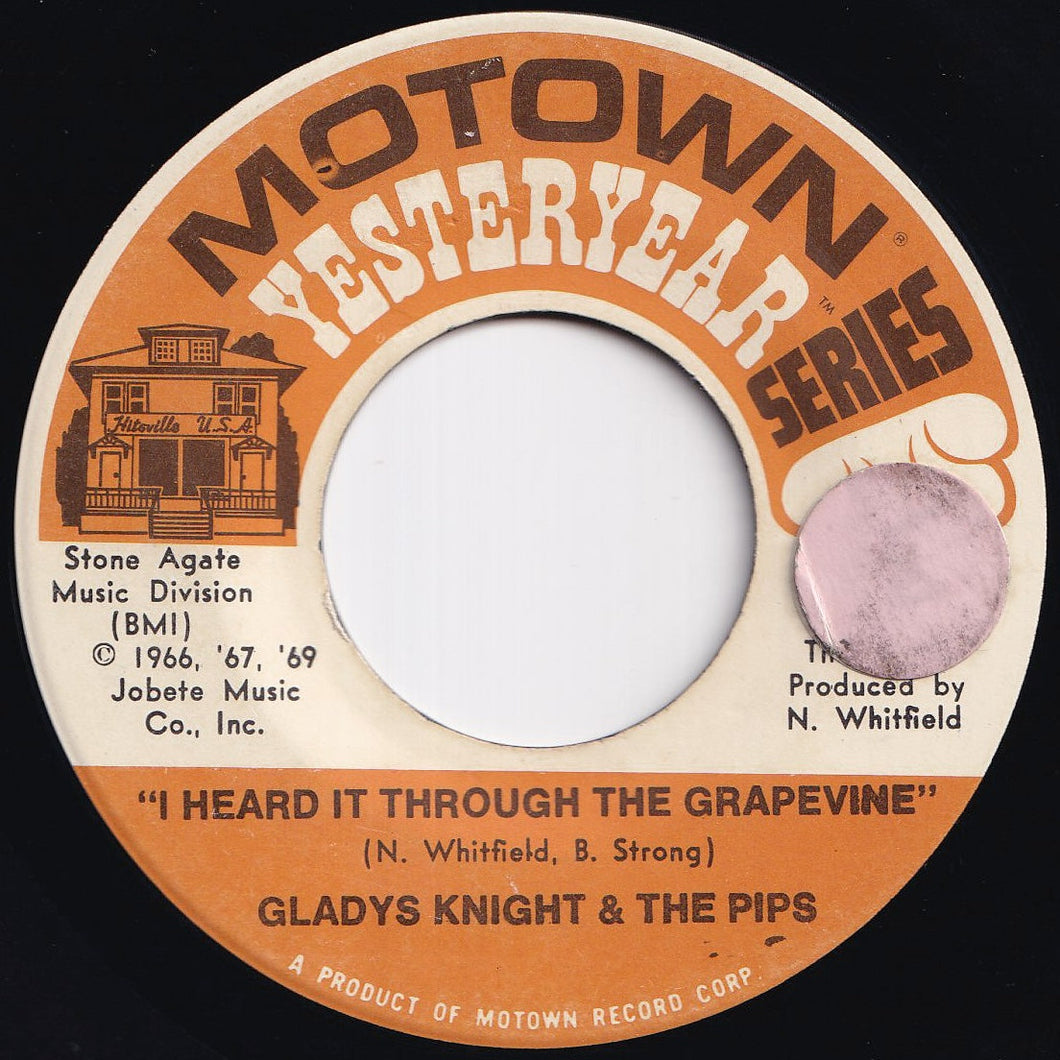 Gladys Knight & The Pips - I Heard It Through The Grapevine / The End Of Our Road (7 inch Record / Used)