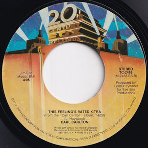 Carl Carlton - She's A Bad Mama Jama (She's Built, She's Stacked) / This Feeling's Rated X-Tra (7 inch Record / Used)