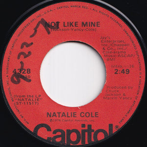 Natalie Cole - Mr. Melody / Not Like Mine (7 inch Record / Used)