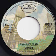 画像をギャラリービューアに読み込む, Junior - Mama Used To Say / (Instrumental) (7 inch Record / Used)
