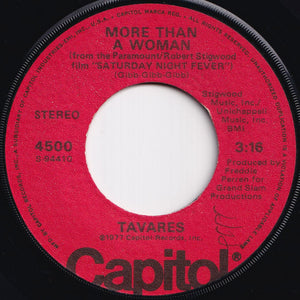Tavares - More Than A Woman / Keep In Touch (7 inch Record / Used)
