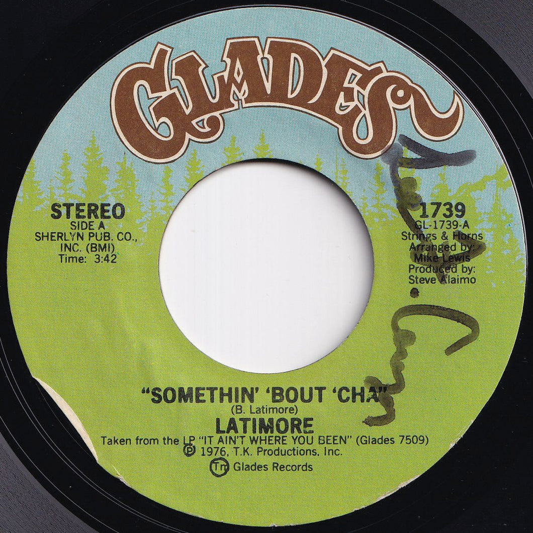Latimore - Somethin' 'Bout 'Cha / Sweet Vibrations (7 inch Record / Used)