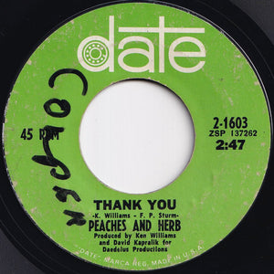 Peaches & Herb - United / Thank You (7 inch Record / Used)