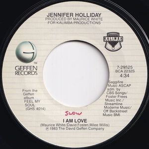 Jennifer Holliday - I Am Love / Heartstrings (7 inch Record / Used)