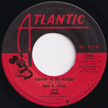 Load image into Gallery viewer, Ben E. King, Average White Band - Get It Up / Keepin' It To Myself (7 inch Record / Used)
