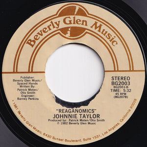 Johnnie Taylor - What About My Love / Reaganomics (7 inch Record / Used)