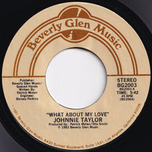 画像をギャラリービューアに読み込む, Johnnie Taylor - What About My Love / Reaganomics (7 inch Record / Used)
