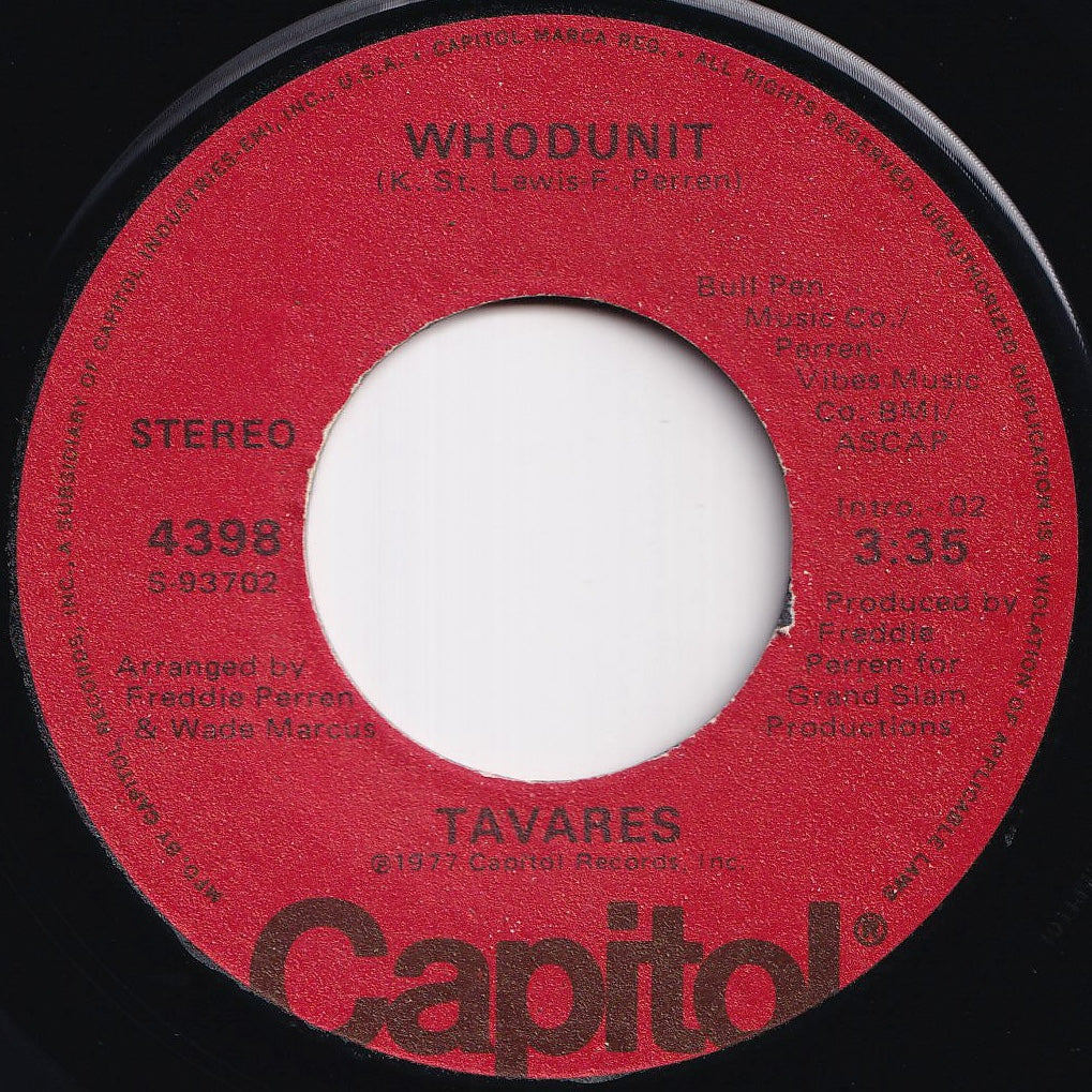 Tavares - Whodunit / Fool Of The Year (7 inch Record / Used)