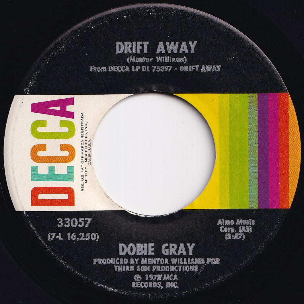 Dobie Gray - Drift Away / City Stars (7 inch Record / Used)