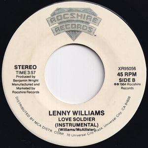 Lenny Williams - Always / Love Soldier (Instrumental) (7 inch Record / Used)