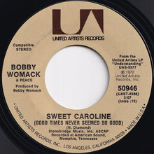 画像をギャラリービューアに読み込む, Bobby Womack - Sweet Caroline (Good Times Never Seemed So Good) / Harry Hippie (7 inch Record / Used)
