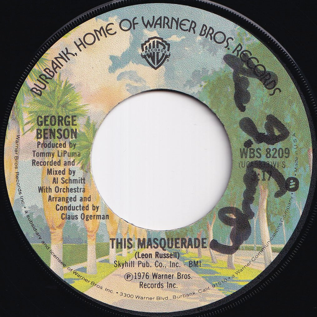 George Benson - This Masquerade / Lady (7 inch Record / Used)