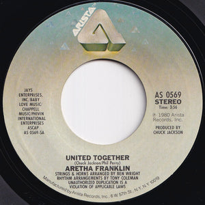 Aretha Franklin - United Together / Take Me With You (7 inch Record / Used)