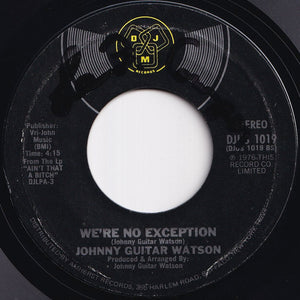 Johnny Guitar Watson - Superman Lover / We're No Exception (7 inch Record / Used)