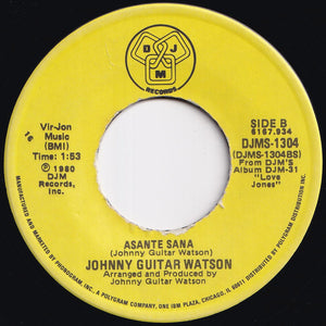 Johnny Guitar Watson - Love Jones / Asante Sana (7 inch Record / Used)
