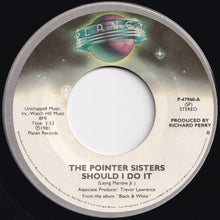 画像をギャラリービューアに読み込む, Pointer Sisters - Should I Do It / We&#39;re Gonna Make It (7 inch Record / Used)
