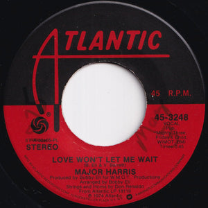 Major Harris - Love Won't Let Me Wait / After Loving You (7 inch Record / Used)