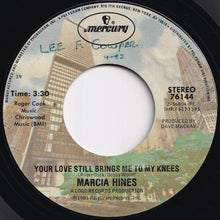 画像をギャラリービューアに読み込む, Marcia Hines - Your Love Still Brings Me To My Knees / All The Things We Do When We&#39;re Lonely (7 inch Record / Used)
