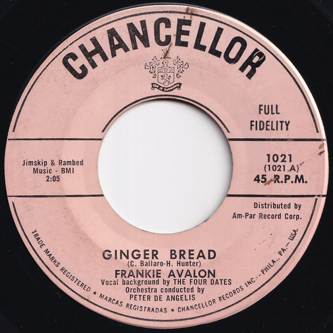Frankie Avalon - Ginger Bread / Blue Betty (7 inch Record / Used)